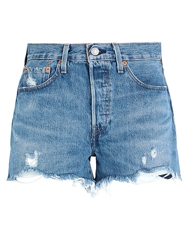 LEVI'S Denim shorts 501 ORIGINAL SHORT
 Blue 100% Cotton