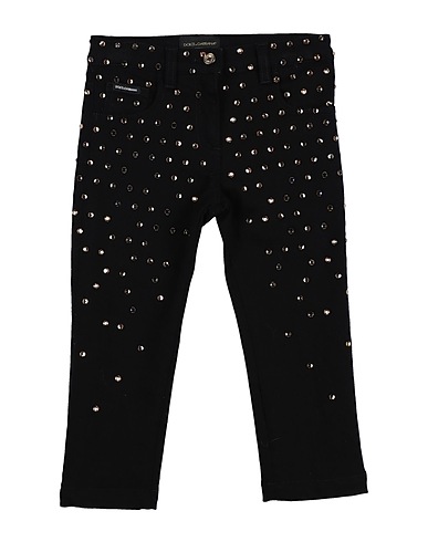 DOLCE&GABBANA Denim trousers Black 98% Cotton, 2% Elastane