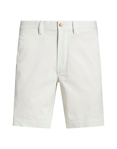 POLO RALPH LAUREN Shorts & Bermuda 8-INCH STRETCH STRAIGHT FIT TWILL SHORT
 White 97% Cotton, 3% Elastane