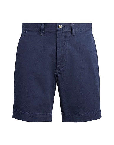 POLO RALPH LAUREN Shorts & Bermuda 8-INCH STRETCH STRAIGHT FIT TWILL SHORT
 Midnight blue 97% Cotton, 3% Elastane