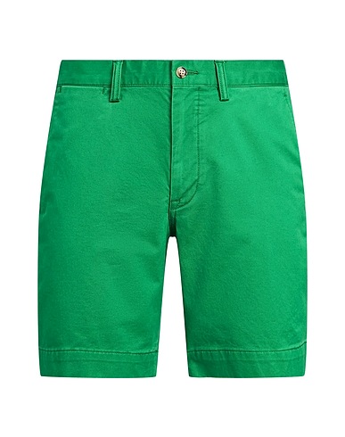 POLO RALPH LAUREN Shorts & Bermuda 8-INCH STRETCH STRAIGHT FIT TWILL SHORT
 Green 97% Cotton, 3% Elastane