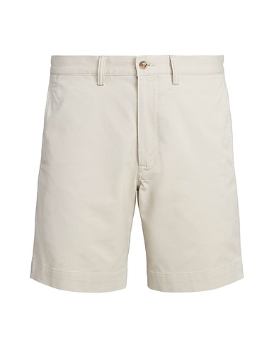 POLO RALPH LAUREN ショートパンツ＆バミューダパンツ 8-INCH STRETCH STRAIGHT FIT TWILL SHORT
 ベージュ コットン 97% / ポリウレタン 3%