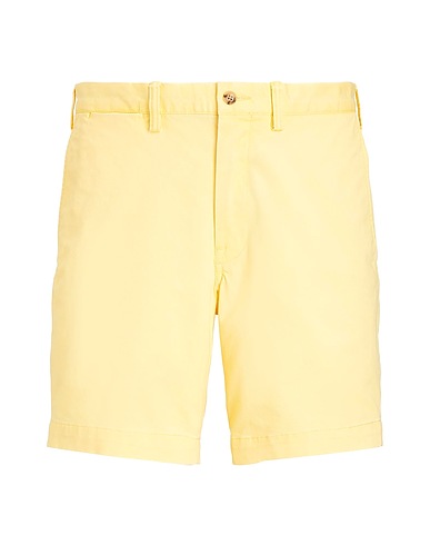 POLO RALPH LAUREN Shorts & Bermuda 8-INCH STRETCH STRAIGHT FIT TWILL SHORT
 Yellow 97% Cotton, 3% Elastane