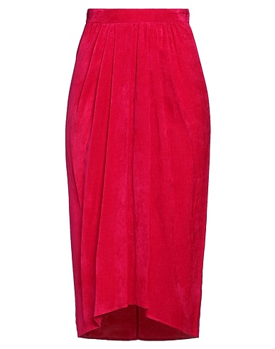 ISABEL MARANT Gonna midi Fucsia 89% Viscosa, 11% Lino