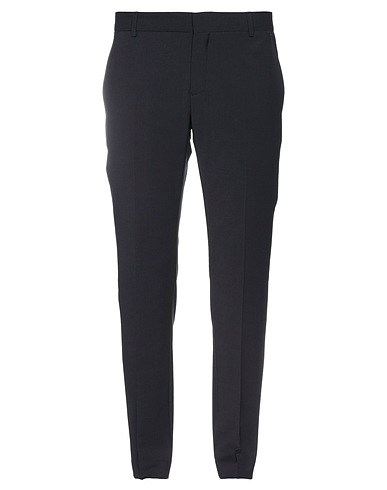 GREY DANIELE ALESSANDRINI Casual trouser Midnight blue 55% Wool, 41% Polyester, 4% Elastane