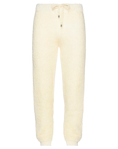 TAKESHY KUROSAWA Casual pants Ivory 50% Wool, 50% Acrylic