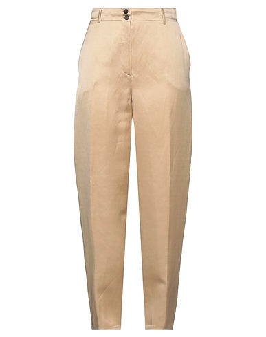 ANTONELLI Casual pants Sand 60% Linen, 40% Viscose