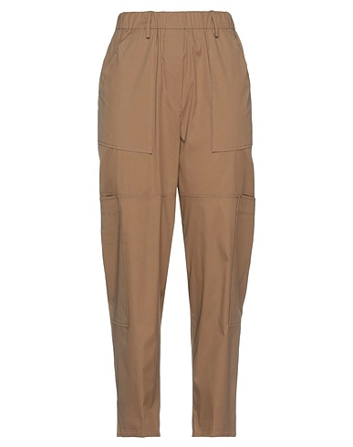 ANTONELLI Casual pants Khaki 80% Cotton, 16% Polyamide, 4% Elastane