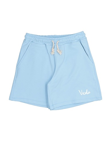 VICOLO Shorts & Bermuda Sky blue 95% Cotton, 5% Elastane