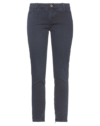 JACOB COHЁN Casual trouser Midnight blue 98% Cotton, 2% Elastane