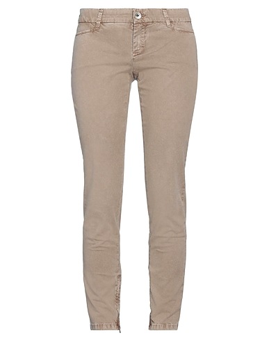 JACOB COHЁN Casual trouser Light brown 98% Cotton, 2% Elastane