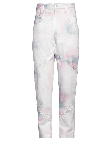 ISABEL MARANT Denim trousers Pink 100% Cotton