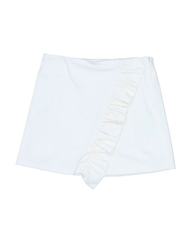 VICOLO Jupe Blanc 97% Coton, 3% Élasthanne