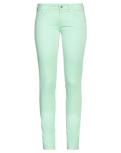 JACOB COHЁN Casual trouser Light green 98% Cotton, 2% Elastane