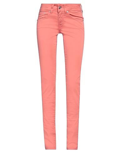 JACOB COHЁN Casual pants Salmon pink 98% Cotton, 2% Elastane