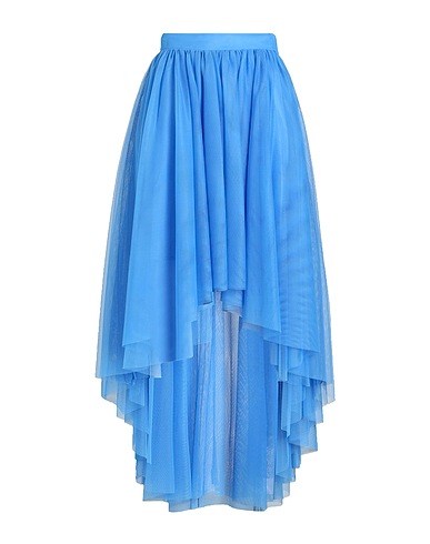 KAOS Gonna lunga Celeste 100% Poliestere