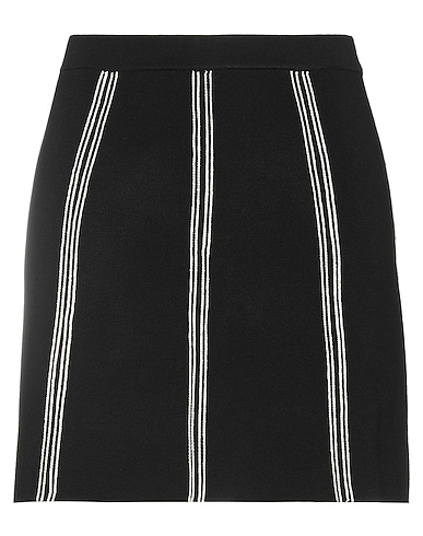 SANDRO Mini skirt Black 53% Viscose, 45% Polyamide, 2% Elastane, Polyester
