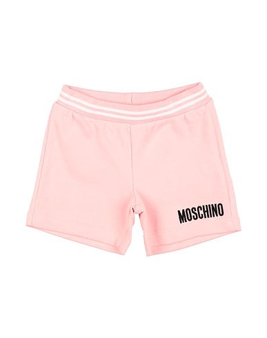 MOSCHINO BABY Shorts & Bermuda Pink 100% Cotton, Elastane, Polyester