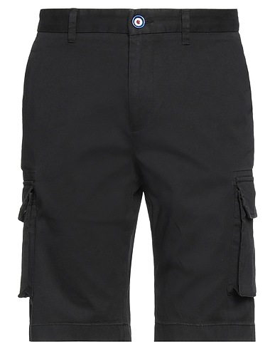 FRED MELLO Shorts & Bermuda Black 98% Cotton, 2% Elastane