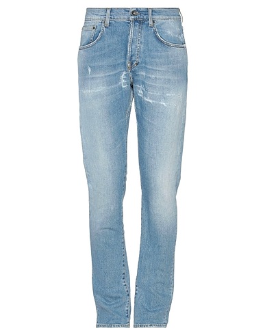 PRPS Denim trousers Blue 98% Cotton, 2% Elastane
