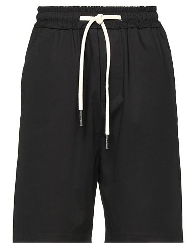 DRESSISM. Shorts & Bermuda Black 98% Cotton, 2% Elastane