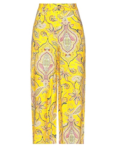 DESIGUAL | Yellow Women‘s Cropped Pants & Culottes | YOOX