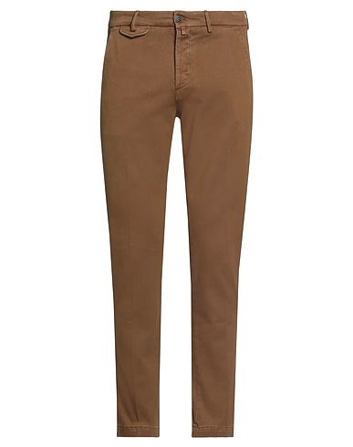 BRIGLIA 1949 Casual trouser Khaki 97% Cotton, 3% Elastane