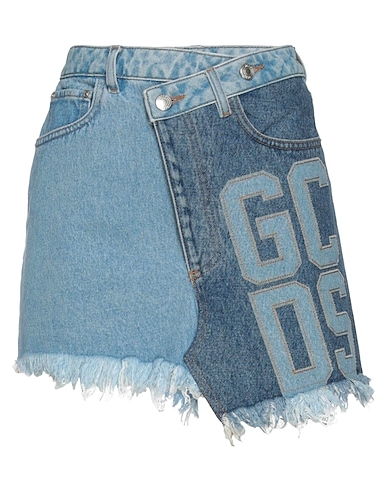 GCDS Denim skirt Blue 100% Cotton, Polyester
