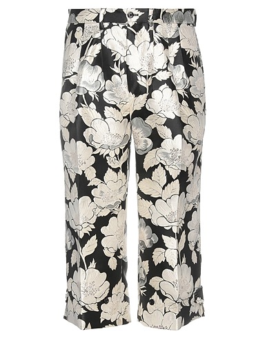 DOLCE&GABBANA Casual trouser Black 79% Polyester, 21% Silk