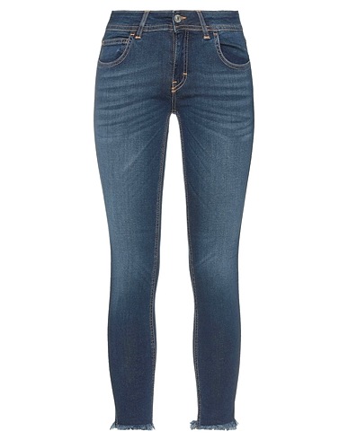 HAIKURE Denim trousers Blue 47% Modal, 43% Cotton, 7% Polyester, 3% Elastane