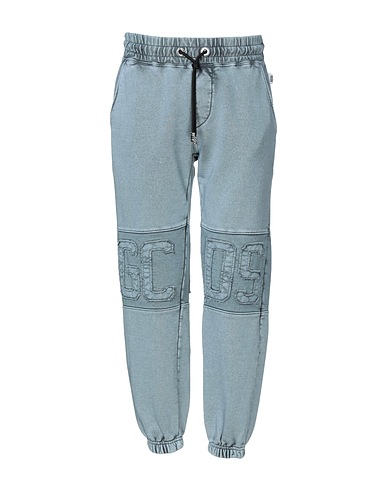 GCDS Casual pants Pastel blue 100% Cotton