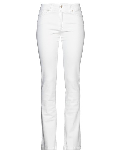 MICHAEL COAL Pantalones vaqueros Blanco 98% Algodón, 2% Elastán