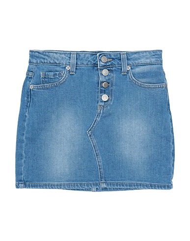 VICOLO Skirt Blue 95% Cotton, 5% Elastane