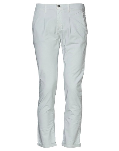 GREY DANIELE ALESSANDRINI Casual trouser Light grey 98% Cotton, 2% Elastane