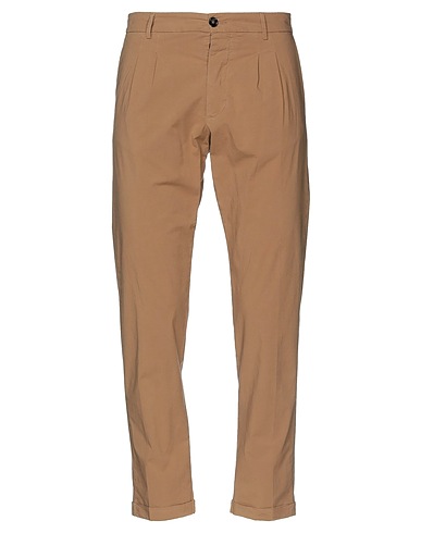 TRUE NYC® Casual trouser Light brown 97% Cotton, 3% Elastane