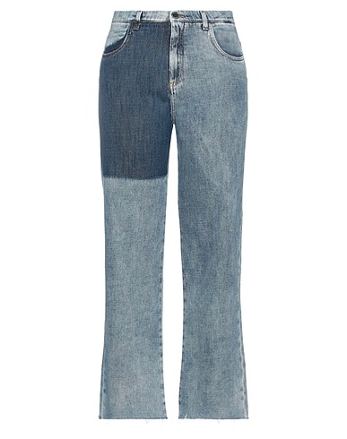 BEATRICE .B Denim pants Blue 100% Cotton