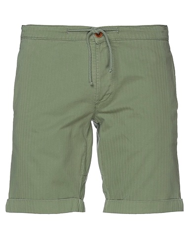 VINTAGE 55 Shorts & Bermudas Militärgrün 100% Baumwolle