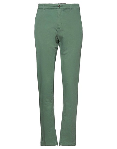 DEPARTMENT 5 Casual trouser Green 55% Cotton, 42% Lycra®, 3% Elastane