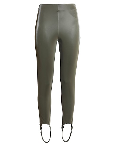 FEDERICA TOSI Leggings Military green 92% Polyester, 8% Elastane