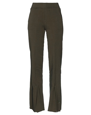 FEDERICA TOSI Casual pants Military green 88% Cotton, 12% Polyester