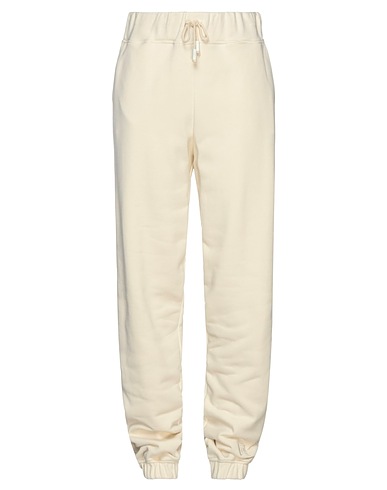 FEDERICA TOSI Casual pants Ivory 88% Cotton, 12% Polyester