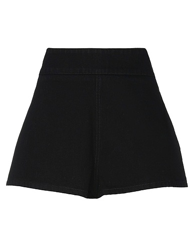 WANDERING Denim shorts Black 100% Cotton