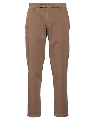 MICHAEL COAL Pantalone Marrone 84% Cotone, 14% Poliestere, 2% Elastan