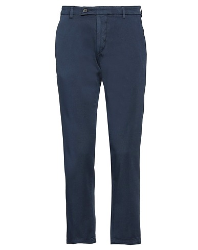 MICHAEL COAL Casual trouser Blue 84% Cotton, 14% Polyester, 2% Elastane
