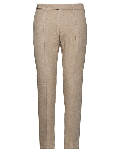MICHAEL COAL Pantalón Beige 51% Lyocell, 49% Lino