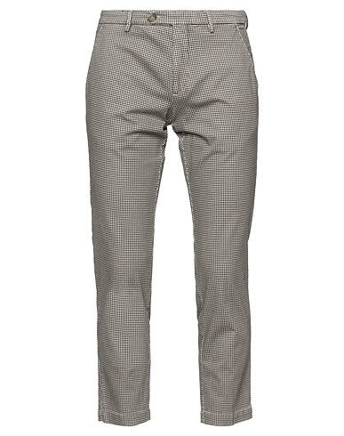 MICHAEL COAL Casual trouser Black 93% Cotton, 6% Wool, 1% Elastane