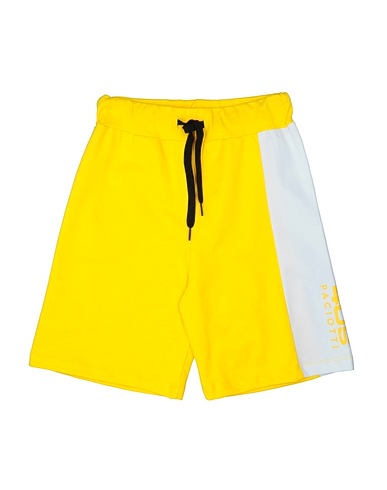 PACIOTTI 4US Shorts & Bermuda Yellow 100% Cotton