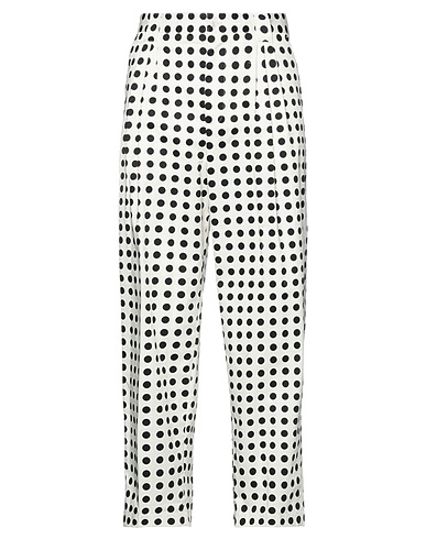 DOLCE&GABBANA Casual pants White 100% Cotton