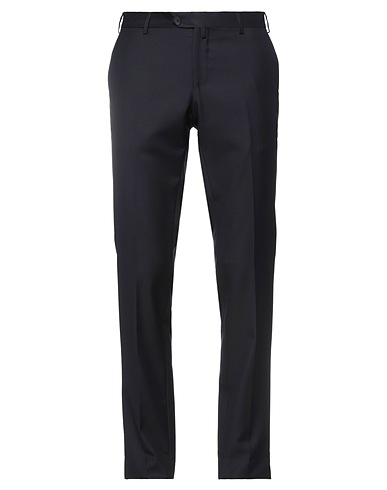 ANGELO NARDELLI Casual trouser Midnight blue 100% Virgin Wool