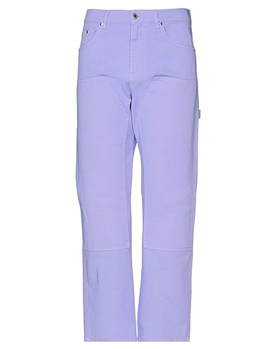 MSGM Denim pants Lilac 100% Cotton